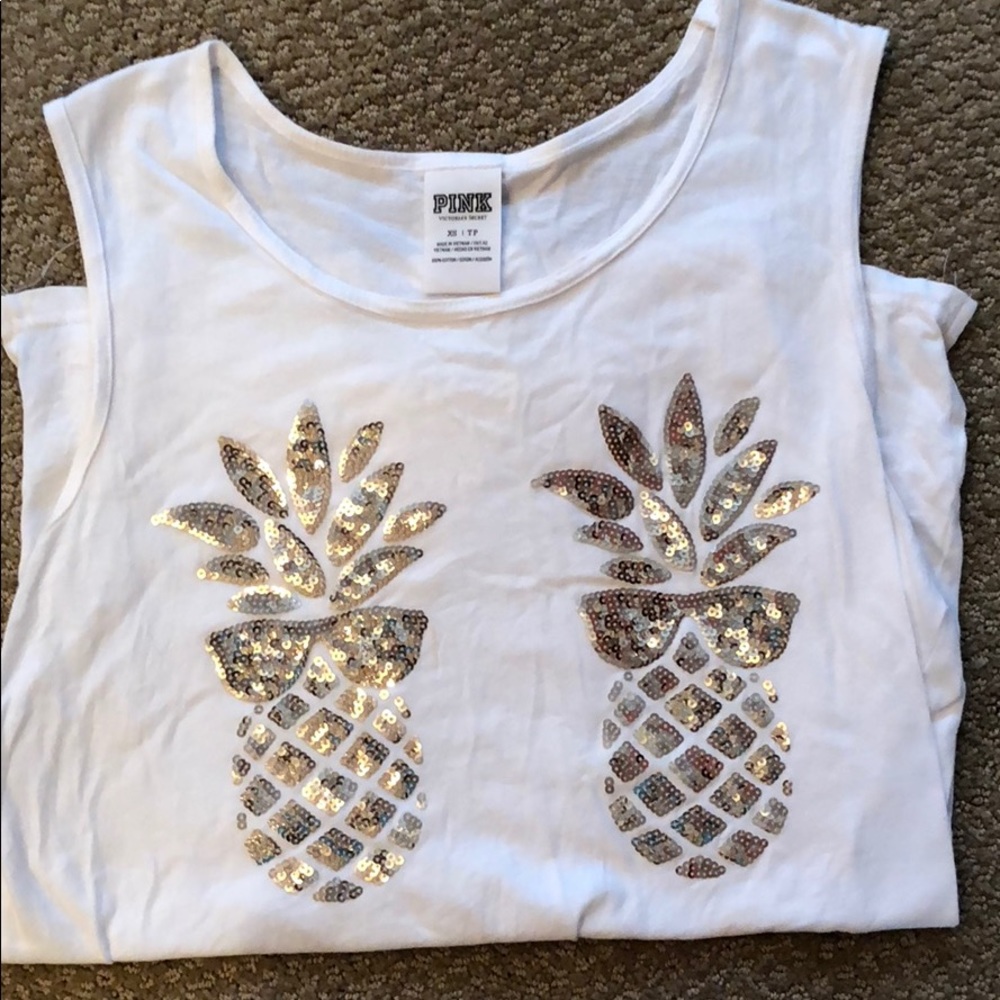 Pink pineapple tank